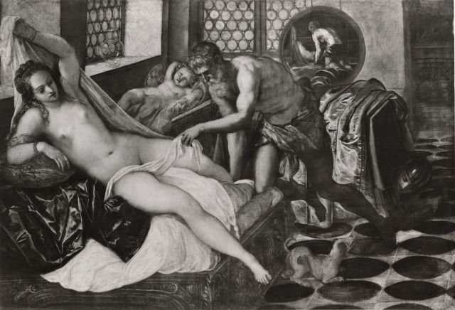 Bayerische Staatsgemäldesammlungen Fotothek — Tintoretto. Vulkan überrascht Venus und Mars — insieme